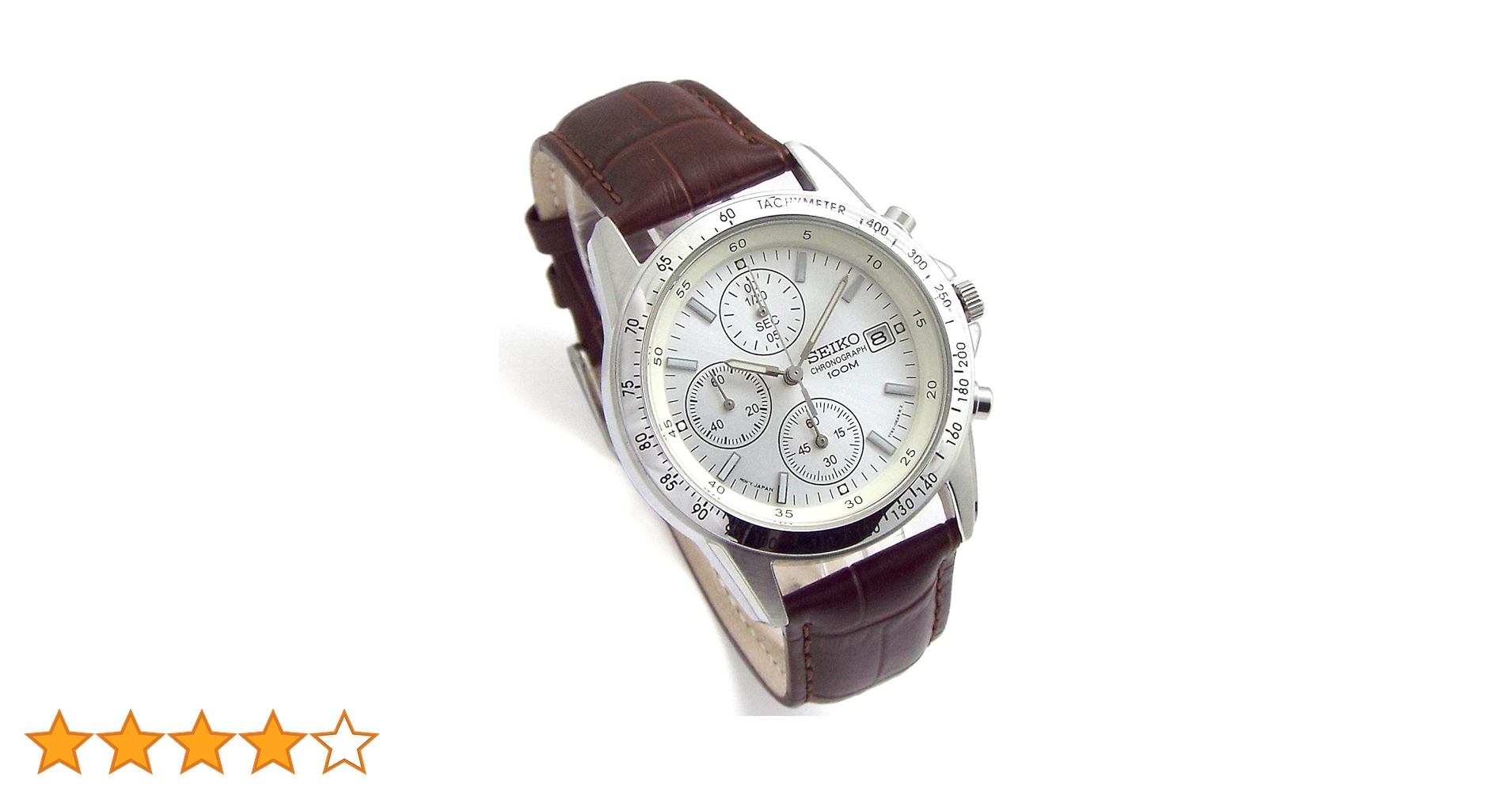 【新品】SEIKO クロノグラフ　腕時計　本革ベルトセットSND363P1-DB Amazon.co.jp: SEIKO クロノグラフ 腕時計 本革ベルトセット